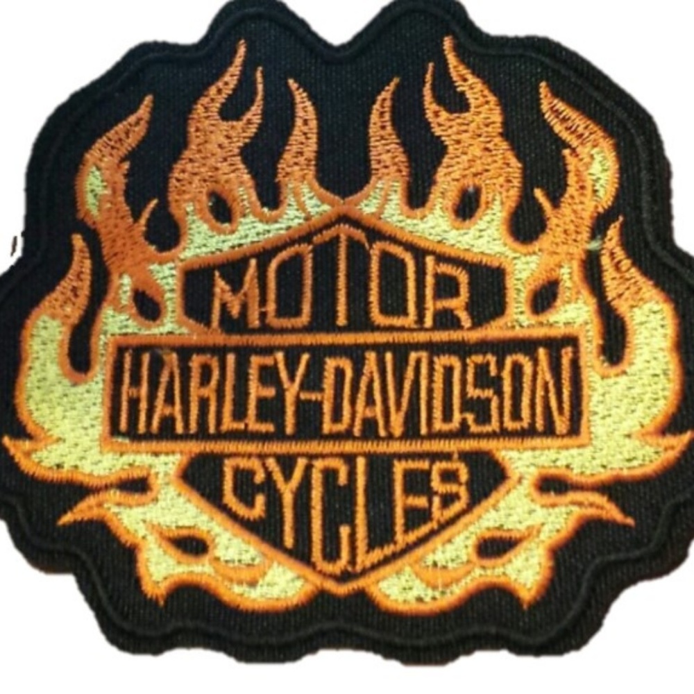 Harley Davidson Flame Crest 5" x 4"